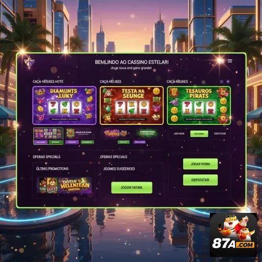 Ilustração de Experimente o app móvel do 87a para jogos em qualquer lugar