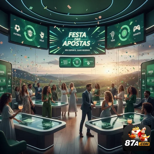 Ilustração de Experimente o app móvel do 87a para jogos em qualquer lugar